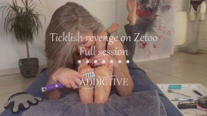 Addictive - Ticklish revenge on ZeToo tied up