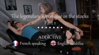 Addictive - The legendary Veronique tickled in the stocks ( French speaking with English subtitles )