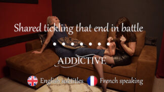 Addictive - Shared tickling that end in battle with Romy ( English subtitles )