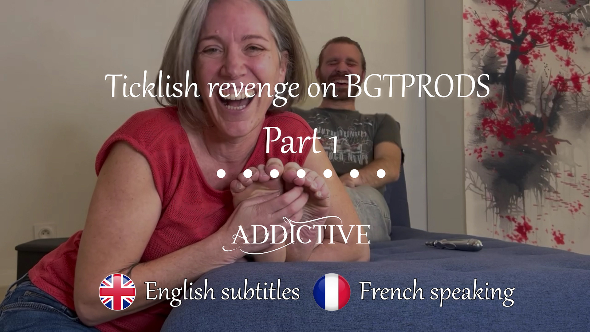 Addictive - Ticklish revenge on foot of BGTPRODS Part 1 ( French speaking with English subtitles )